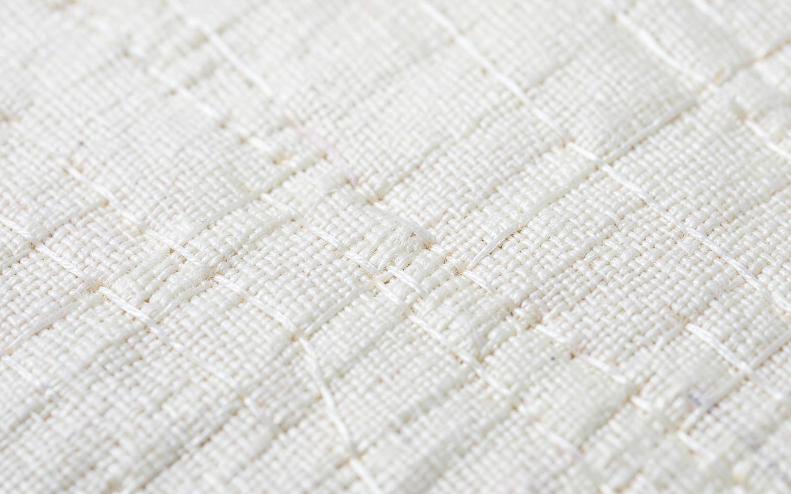 Macro detail of performance woven fabric